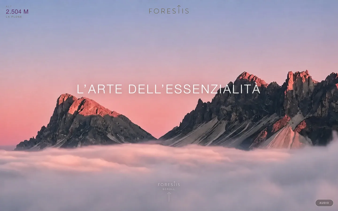 Homepage Forestis Penthouse, progetto pubblicato